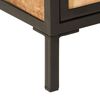 vidaXL Ensemble de meubles salle de bain 3 pcs fer et bois de manguier