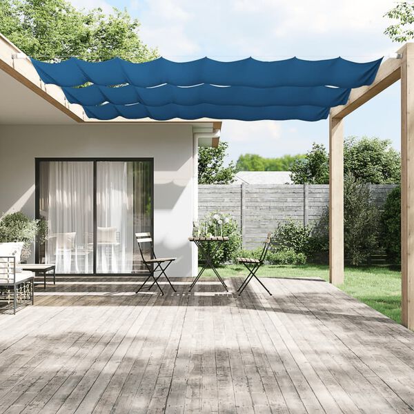 vidaXL Auvent vertical Bleu 60x1000 cm Tissu oxford