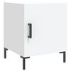 vidaXL Table de chevet blanc 40x40x50 cm bois d&rsquo;ing&eacute;nierie