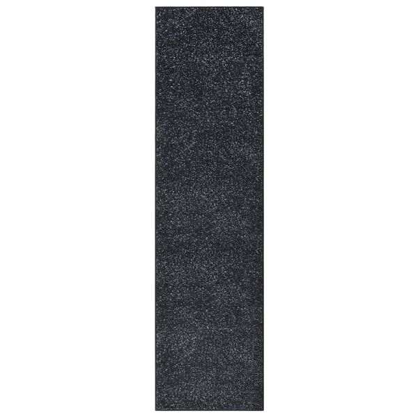 vidaXL Tapis BCF Anthracite 80x350 cm