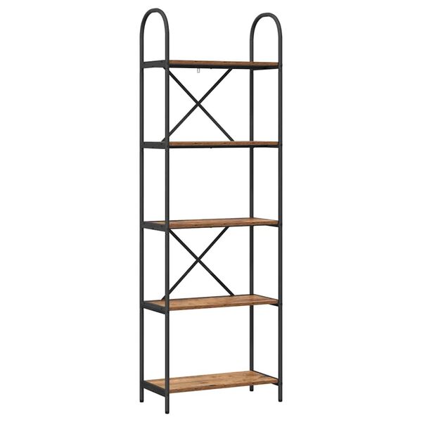vidaXL &Eacute;tag&egrave;re Bois ancien 60 x 30 x 183 cm Bois d'ing&eacute;nierie