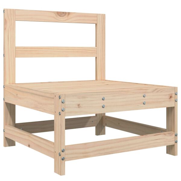 vidaXL Salon de jardin 5 pcs bois de pin massif