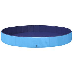 vidaXL Piscine pour Chien &Oslash;300 x 38 cm PVC &eacute;pais Bleu