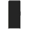 vidaXL Buffets 2 pcs noir 60x31x70 cm bois d'ing&eacute;nierie