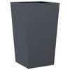 vidaXL Jardini&egrave;res 2 pcs anthracite 45x45x75 cm acier