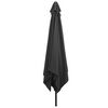 vidaXL Parasol de jardin Anthracite et noir 295 x 295 x 245 cm