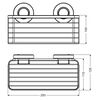 CORNAT Panier de douche 3in1 Grand Chrome