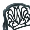 vidaXL Ensemble de bistro 3 pcs vert aluminium coul&eacute;