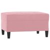 vidaXL Ensemble de canap&eacute;s 4 pcs rose velours