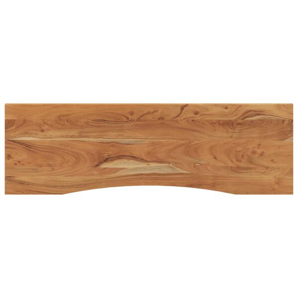 vidaXL Dessus de bureau 160x50x2,5 cm rectangulaire bois massif acacia