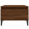 vidaXL Tables d'appoint 2 pcs Ch&ecirc;ne marron 50x46x35 cm Bois ing&eacute;nierie