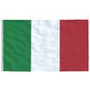 vidaXL Drapeau de l'Italie et m&acirc;t 6,23 m Aluminium