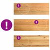 vidaXL Appuis de fen&ecirc;tre 2 pcs marron clair bois de ch&ecirc;ne massif