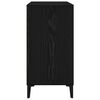 vidaXL Buffet Ch&ecirc;ne noir 103,5 x 35 x 70 cm Bois d'ing&eacute;nierie