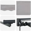 vidaXL Cadre d'auvent Gris clair 400 &times; 300 cm