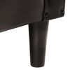vidaXL Chaise de canap&eacute; noir cuir v&eacute;ritable