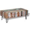 vidaXL Table basse Bois massif de récupération 100x50x38 cm