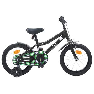 vidaXL V&eacute;lo pour Enfants 12 Pouces pour les enfants de 2 &agrave; 4 ans Noir