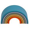 d&euml;na Ensemble de jouets en silicone arc-en-ciel Nature 6 pcs