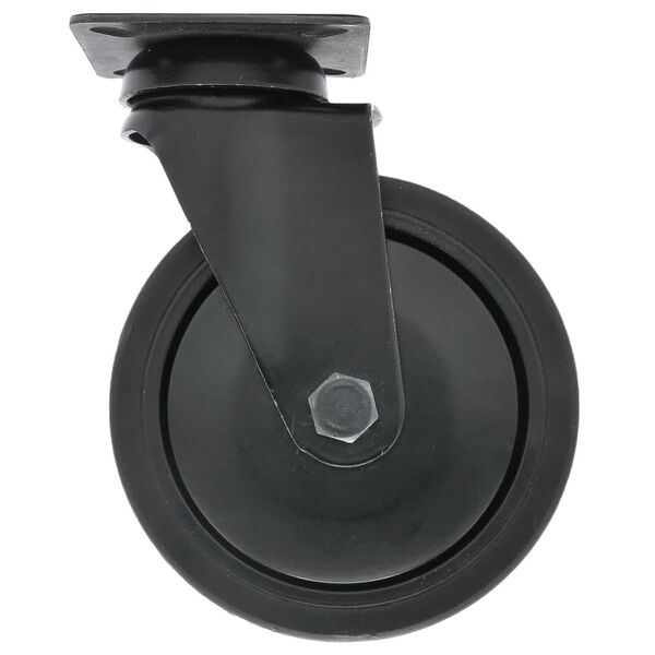 Mac Lean Roulettes pivotantes 100 mm 4 pcs Noir
