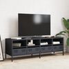 vidaXL Meuble TV anthracite 135x39x43,5 cm acier lamin&eacute; &agrave; froid