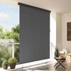 vidaXL Store Roulant Ext&eacute;rieur Ray&eacute; Anthracite 200 x 250 cm tissu