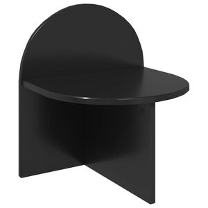 vidaXL Table de chevet Ch&ecirc;ne noir 40 x 35,5 x 45,5 cm