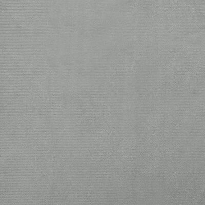 vidaXL Canapé pour enfants gris clair 70x45x33 cm velours