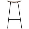 vidaXL Chaises de bar lot de 4 teck recycl&eacute;