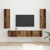 vidaXL Ensemble meuble TV 3 pcs Bois ancien Bois d'ing&eacute;nierie