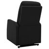 vidaXL Fauteuil de massage Noir Tissu