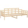 vidaXL Lit de jour sans matelas bois de pin massif 80x200 cm