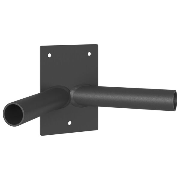 vidaXL Support de Drapeau Noir 10,5 x 7,5 x 0,2 cm Acier
