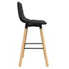 vidaXL Tabourets de bar lot de 2 gris fonc&eacute; tissu
