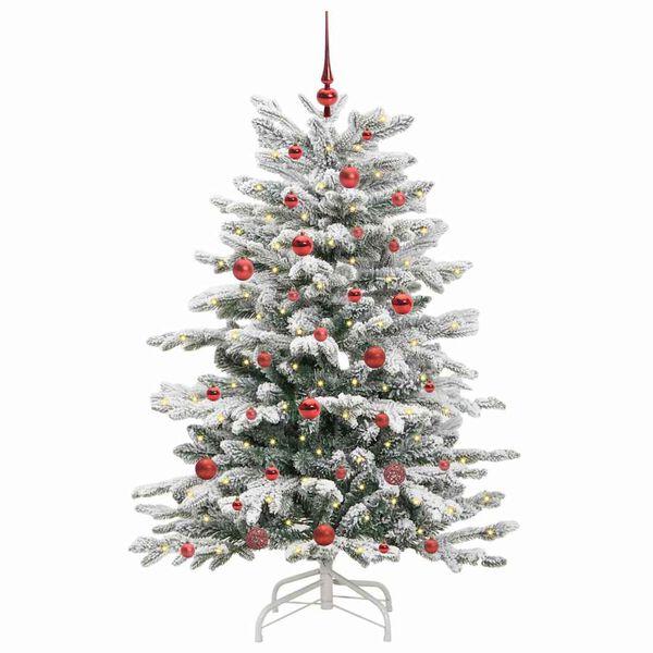 vidaXL Sapin de Noël Artificiel à Branches Articulées Blanc 150 cm