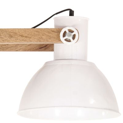 vidaXL Lampe suspendue industrielle 25 W Blanc 109 cm E27