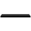 vidaXL &Eacute;tag&egrave;res murales flottantes 2 pcs noir 90x23,5x3,8 cm MDF