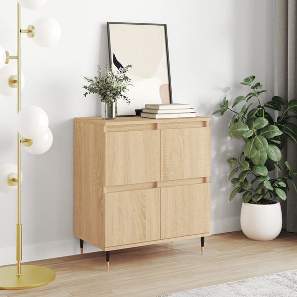vidaXL Buffet Ch&ecirc;ne sonoma 60x35x70 cm Bois d'ing&eacute;nierie