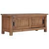 vidaXL Meuble TV 90x30x35 cm Bois de teck massif