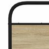 vidaXL Cadre de lit sans matelas 120x190 cm cm ch&ecirc;ne sonoma