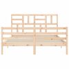 vidaXL Cadre de lit sans matelas 160x200 cm bois massif