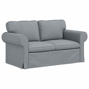 vidaXL Canap&eacute; Gris clair 155 x 82 x 80 cm tissu
