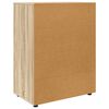 vidaXL Armoires de rangement 2 pcs Ch&ecirc;ne Sonoma 80 x 48 x 105 cm