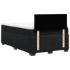 vidaXL Sommier &agrave; lattes de lit avec matelas Noir 120x200 cm Velours