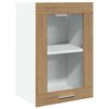 vidaXL Vitrine suspendue Lyon Ch&ecirc;ne artisanal 40x31x60 cm