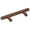 vidaXL Poign&eacute;es d'armoire 10 pcs bronze 64 mm acier inoxydable