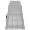 vidaXL Ramp de Chargement 2 pcs Argent 186 x 23 x 4,5 cm