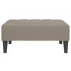 vidaXL Repose-pied Gris clair 78x56x32 cm Velours