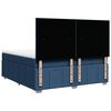 vidaXL Sommier &agrave; lattes de lit avec matelas Bleu 180x200 cm Tissu
