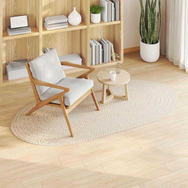 vidaXL Tapis ZIZUR Crème PP